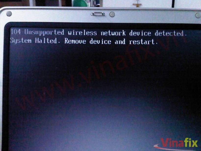 Bios fix lỗi 104, 105